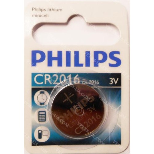 CR2016 3V Kodak, Philips (артикул: 02-1095) CR2016 3V Kodak, Philips (артикул: 02-1095)