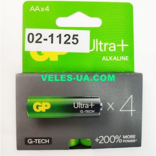 LR6 GP 15A21-S2, Ultra Plus (артикул: 02-1125) LR6 GP 15A21-S2, Ultra Plus (артикул: 02-1125)