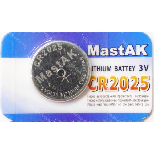 CR2025 3V Mastak, Matsushima (артикул: 02-1130) CR2025 3V Mastak, Matsushima (артикул: 02-1130)