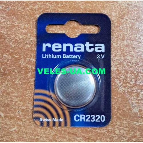 CR2320 3V RENATA (артикул: 02-1193) CR2320 3V RENATA (артикул: 02-1193)