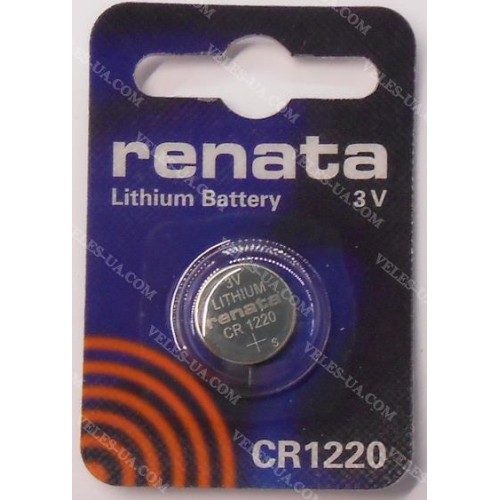 CR1220 3V Renata (артикул: 02-1246) CR1220 3V Renata (артикул: 02-1246)