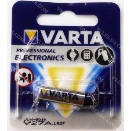 27A Varta 12V (артикул: 02-1286) 27A Varta 12V (артикул: 02-1286)