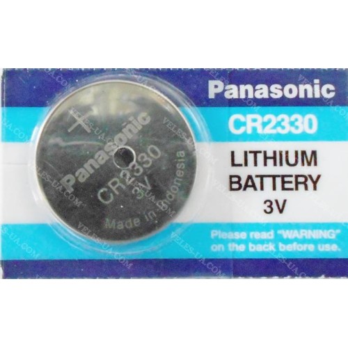 CR2330 3V Panasonic (артикул: 02-1332) CR2330 3V Panasonic (артикул: 02-1332)
