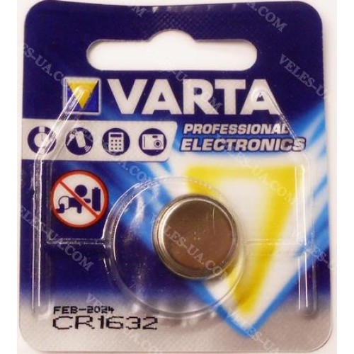 CR1632 3V Varta (артикул: 02-1342) CR1632 3V Varta (артикул: 02-1342)