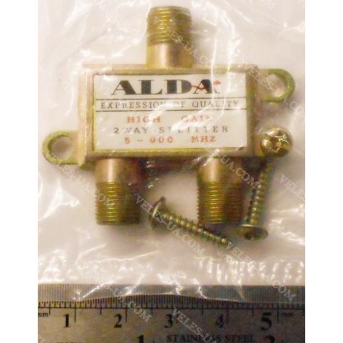 2-WAY Spliter дільник на 2TV ALDA (артикул: 03-0058.) 2-WAY Spliter дільник на 2TV ALDA (артикул: 03-0058.)
