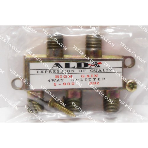 4-WAY Spliter дільник на 4TV ALDA (артикул: 03-0060.) 4-WAY Spliter дільник на 4TV ALDA (артикул: 03-0060.)