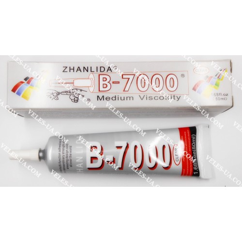Клей B-7000 Zhanlida , тюбик 50мл, для склеювання модулів телефонів (артикул: 06-0497.) Клей B-7000 Zhanlida , тюбик 50мл, для склеювання модулів телефонів (артикул: 06-0497.)
