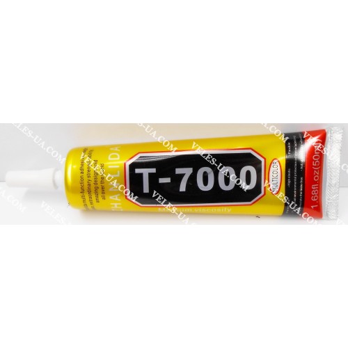 Клей T-7000 Zhanlida, тюбик 50мл, силіконовий чорний, для склеювання модулів телефонів (артикул: 06-1014.) Клей T-7000 Zhanlida, тюбик 50мл, силіконовий чорний, для склеювання модулів телефонів (артикул: 06-1014.)