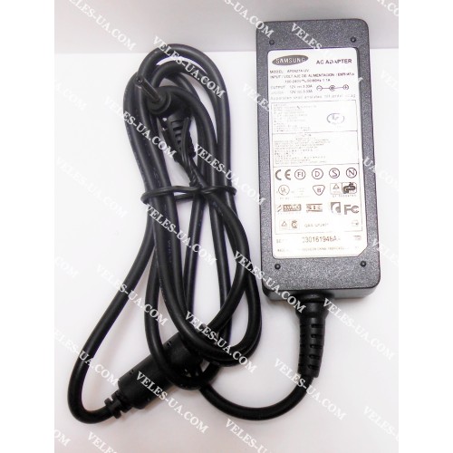 БЖ до ноутбуку 12V 3.33A SAMSUNG штекер d3.0/1.0 (артикул: 07-0384.) БЖ до ноутбуку 12V 3.33A SAMSUNG штекер d3.0/1.0 (артикул: 07-0384.)