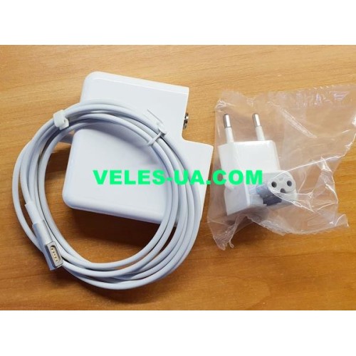 БЖ до ноутбуку 16.5V 3.65A APPELE MacBook 60W, 5pin, Magsafe (L-tip) (артикул: 07-0396.) БЖ до ноутбуку 16.5V 3.65A APPELE MacBook 60W, 5pin, Magsafe (L-tip) (артикул: 07-0396.)