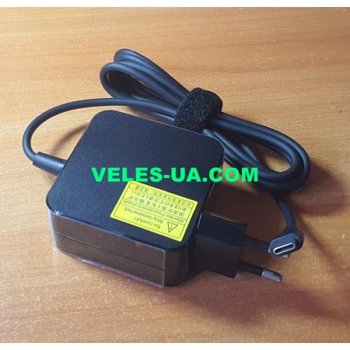 БЖ до ноутбуку 5-20V 2.25A 45W, штекер Type-C (артикул: 07-0413.) БЖ до ноутбуку 5-20V 2.25A 45W, штекер Type-C (артикул: 07-0413.)