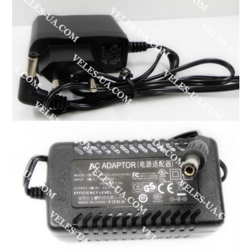 БЖ AC220V/DC 5V 1.5A корпус-вилка (шт.d5,5/2,5) model: AK03G-05001500W2 (БЕЗ КАБЕЛЯ !!) (артикул: 07-2118.) БЖ AC220V/DC 5V 1.5A корпус-вилка (шт.d5,5/2,5) model: AK03G-05001500W2 (БЕЗ КАБЕЛЯ !!) (артикул: 07-2118.)