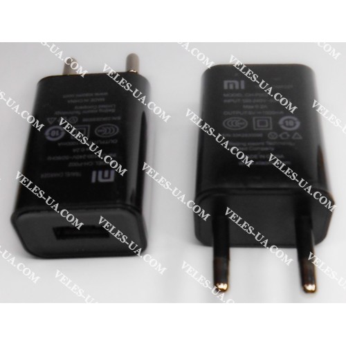 БЖ з USB вих 5V, Iнагр=1,0A ( 1шт Гн. USB) model:MI, Xiaomi, ЧОРНИЙ, без/уп (артикул: 07-2131.BK) БЖ з USB вих 5V, Iнагр=1,0A ( 1шт Гн. USB) model:MI, Xiaomi, ЧОРНИЙ, без/уп (артикул: 07-2131.BK)