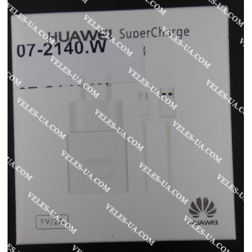 БЖ з USB вих 5V, Iнагр=2,0A ( 1шт Гн. USB + кабель шт.mikroUSB), model: Huawei білий (артикул: 07-2140.W) БЖ з USB вих 5V, Iнагр=2,0A ( 1шт Гн. USB + кабель шт.mikroUSB), model: Huawei білий (артикул: 07-2140.W)