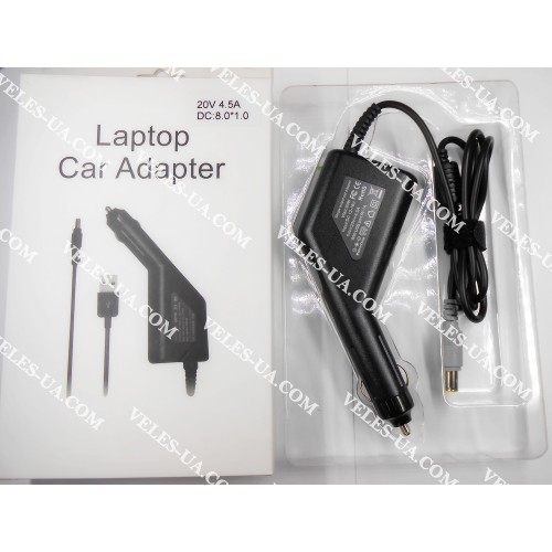 БЖ до ноутбуку Вхід 12V АВТО- прикурювач 20V 4,5A LENOVO штекер d8,0/4.0 +1pin (артикул: 07-2147.) БЖ до ноутбуку Вхід 12V АВТО- прикурювач 20V 4,5A LENOVO штекер d8,0/4.0 +1pin (артикул: 07-2147.)