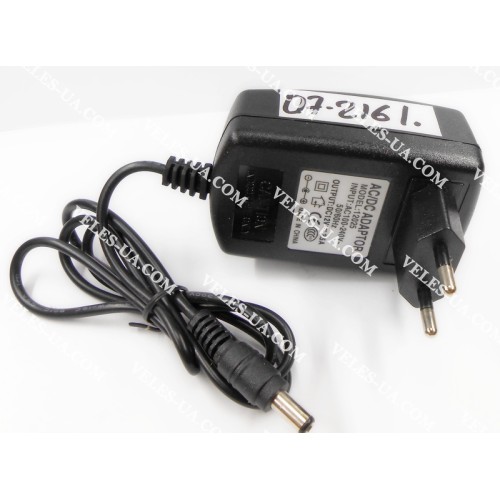 БЖ AC220V/DC 12V 2,5A корпус-вилка (шт.d5,5/2,1) model:12025 (артикул: 07-2161.) БЖ AC220V/DC 12V 2,5A корпус-вилка (шт.d5,5/2,1) model:12025 (артикул: 07-2161.)