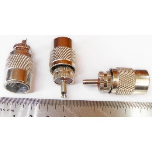 Штекер UHF (RG-58) під накрутку, Дешевий (артикул: 08-0070-1) Штекер UHF (RG-58) під накрутку, Дешевий (артикул: 08-0070-1)