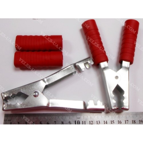 Крокодил 150А L=140mm BIG RD (артикул: 08-0275.RD) Крокодил 150А L=140mm BIG RD (артикул: 08-0275.RD)