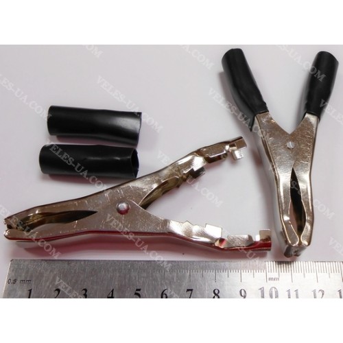 Крокодил 50 А L=100mm ЧОРНИЙ (артикул: 08-0427.BK) Крокодил 50 А L=100mm ЧОРНИЙ (артикул: 08-0427.BK)