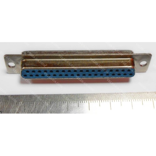 Гніздо DB-37pin монтажне пайка (артикул: 08-0493.) Гніздо DB-37pin монтажне пайка (артикул: 08-0493.)