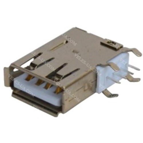 Гніздо USB-2.0 тип A монтажне , кутове (артикул: 08-0804.) Гніздо USB-2.0 тип A монтажне , кутове (артикул: 08-0804.)