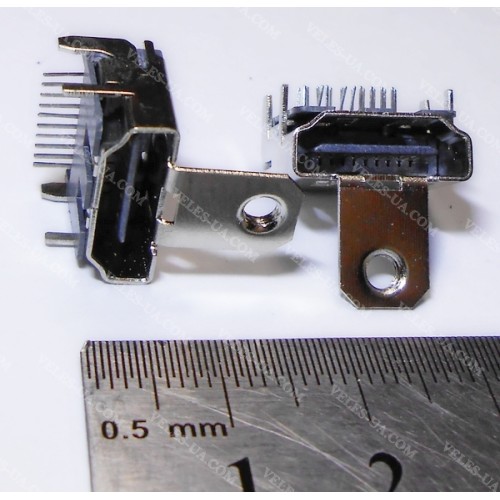 Гніздо HDMI монтажне, PCB тип, гориз. Під пайку з кріпленням на корпус (артикул: 08-0847.) Гніздо HDMI монтажне, PCB тип, гориз. Під пайку з кріпленням на корпус (артикул: 08-0847.)