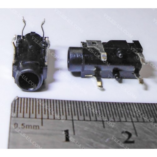 Гніздо d3,5 стерео mini пластик 4ноги МОНТАЖНЕ, пайка на плату, ST-12G-030, 6х6,5х14 (артикул: 08-0854.) Гніздо d3,5 стерео mini пластик 4ноги МОНТАЖНЕ, пайка на плату, ST-12G-030, 6х6,5х14 (артикул: 08-0854.)
