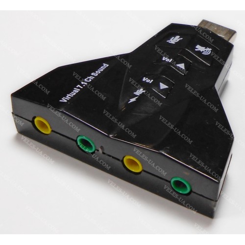USB адаптор 2.0 Sound adapter virtual 7.1 Chennel PD560, QTS-009 (артикул: 08-0942.) USB адаптор 2.0 Sound adapter virtual 7.1 Chennel PD560, QTS-009 (артикул: 08-0942.)