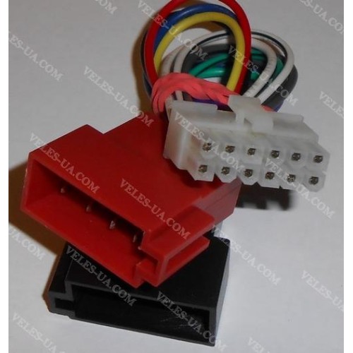KENWOOD 12 PIN + ISO гніздо/2 (артикул: 08-1062.) KENWOOD 12 PIN + ISO гніздо/2 (артикул: 08-1062.)