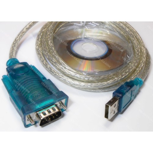 USB адаптор Шт. USB-2.0 A х Штекер RS232 (DB9M) версія 2.0 , з кабелем 1,8м ,дешевий (артикул: 08-1093.) USB адаптор Шт. USB-2.0 A х Штекер RS232 (DB9M) версія 2.0 , з кабелем 1,8м ,дешевий (артикул: 08-1093.)