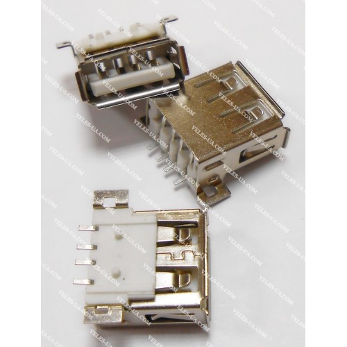 Гніздо USB-2.0 тип A монтажне, SMD (артикул: 08-1203.) Гніздо USB-2.0 тип A монтажне, SMD (артикул: 08-1203.)