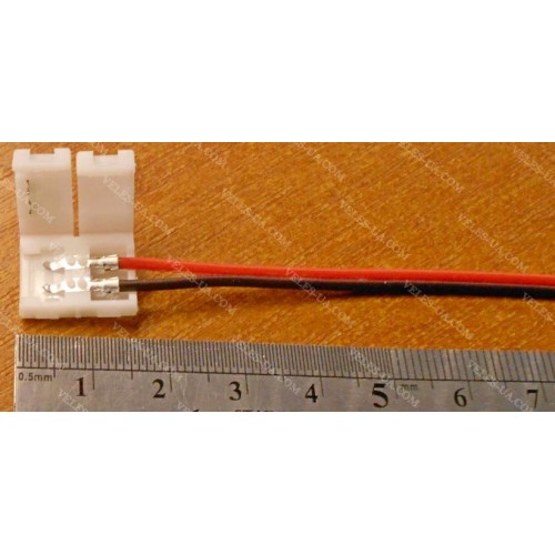 конектор для LED стрічки SMD3528 2pin з кабелем (артикул: 08-1239.) конектор для LED стрічки SMD3528 2pin з кабелем (артикул: 08-1239.)
