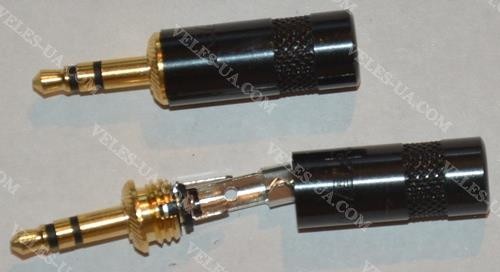 штекер d3,5 стерео метал GOLD, d4.5mm, під кабель, NEUTRICK (артикул: 08-1326.) штекер d3,5 стерео метал GOLD, d4.5mm, під кабель, NEUTRICK (артикул: 08-1326.)