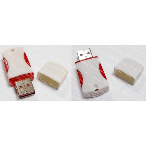 перехідник Штекер USB 2.0 x MicroSD, білий з червоними вставками (або жовтими) (артикул: 08-1359.) перехідник Штекер USB 2.0 x MicroSD, білий з червоними вставками (або жовтими) (артикул: 08-1359.)