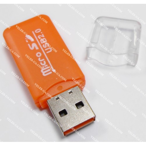 перехідник Штекер USB 2.0 x MicroSD, помаранчевий (або жовтий) (артикул: 08-1360.) перехідник Штекер USB 2.0 x MicroSD, помаранчевий (або жовтий) (артикул: 08-1360.)