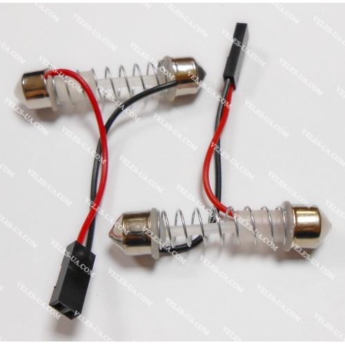 перехідник Автолампи Штекер FESTOON-G4(S31-41mm) х гніздо 2pin , короткий кабель 5см (артикул: 08-1397.) перехідник Автолампи Штекер FESTOON-G4(S31-41mm) х гніздо 2pin , короткий кабель 5см (артикул: 08-1397.)