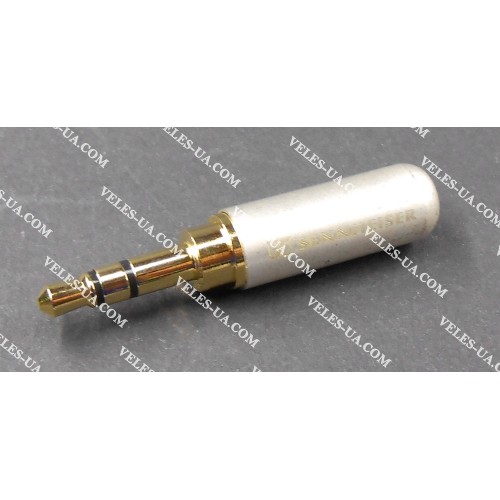 штекер d3,5 стерео метал GOLD, d4.0mm, сріблястий, під кабель, SENNHEISER (артикул: 08-1412.SV) штекер d3,5 стерео метал GOLD, d4.0mm, сріблястий, під кабель, SENNHEISER (артикул: 08-1412.SV)