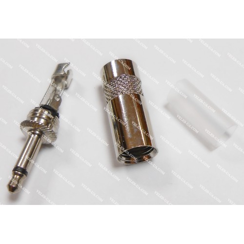 штекер d3,5 моно метал, d4.5mm, під кабель, NEUTRICK (артикул: 08-1421.) штекер d3,5 моно метал, d4.5mm, під кабель, NEUTRICK (артикул: 08-1421.)