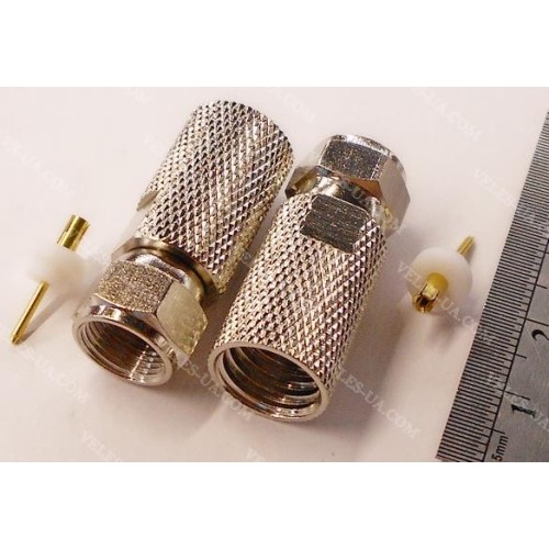 Штекер F (RG-11) під кабель накр. зі вставкою, L=24mm, латунь (артикул: 08-1484.) Штекер F (RG-11) під кабель накр. зі вставкою, L=24mm, латунь (артикул: 08-1484.)