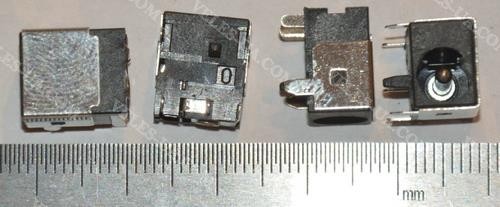 Гніздо d5,5/d2,1 метал, монтажне, 5pin на плату (для ноут) 10х12х7 (артикул: 08-1514.) Гніздо d5,5/d2,1 метал, монтажне, 5pin на плату (для ноут) 10х12х7 (артикул: 08-1514.)