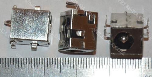 Гніздо d5,5/d2,5 метал, монтажне, на плату (для ноут) 12х10х9 (артикул: 08-1515.) Гніздо d5,5/d2,5 метал, монтажне, на плату (для ноут) 12х10х9 (артикул: 08-1515.)