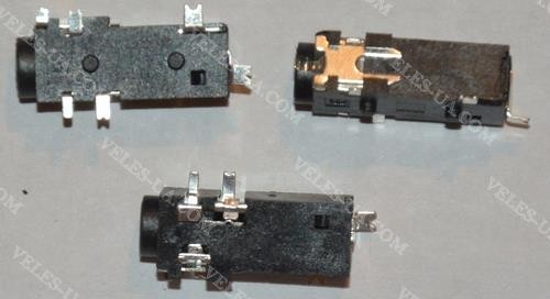 Гніздо d3,5 / 4pin пластик, 5pin довге, на плату SMD 6.2x17.5x5 (артикул: 08-1524.) Гніздо d3,5 / 4pin пластик, 5pin довге, на плату SMD 6.2x17.5x5 (артикул: 08-1524.)