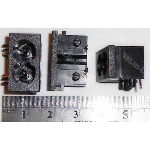 Штекер мережевий AC 220V монтажний, 2pin , пластик (артикул: 08-1542.) Штекер мережевий AC 220V монтажний, 2pin , пластик (артикул: 08-1542.)