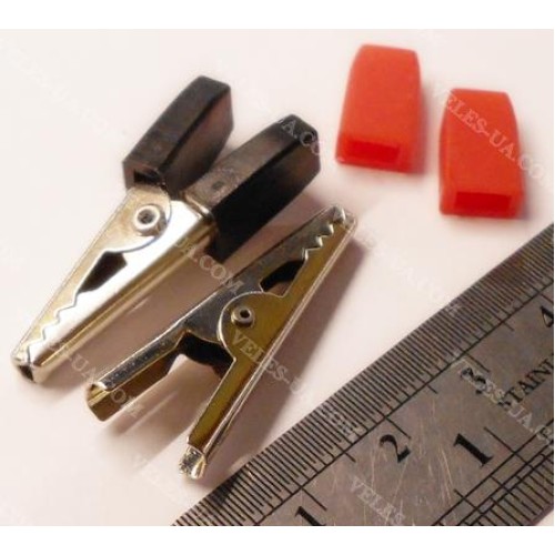 Крокодил під Banan Малий L=35mm BK (артикул: 08-1651.BK) Крокодил під Banan Малий L=35mm BK (артикул: 08-1651.BK)