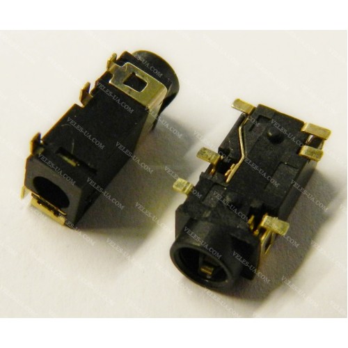 Гніздо d3,5 / 4pin пластик, 6pin gold довге, на плату SMD 6.4x14x5 (артикул: 08-1728.) Гніздо d3,5 / 4pin пластик, 6pin gold довге, на плату SMD 6.4x14x5 (артикул: 08-1728.)