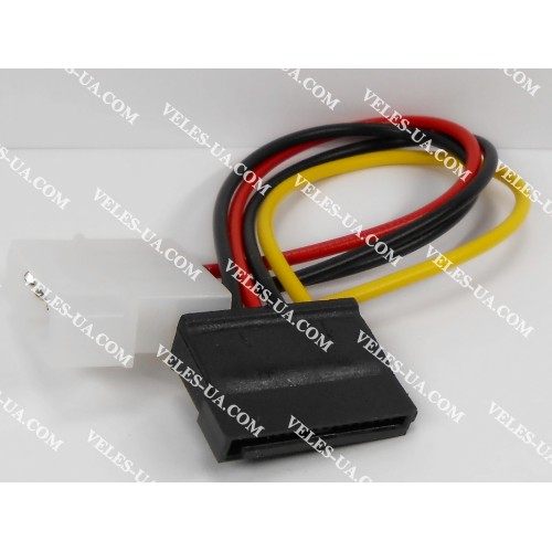 перехідник живлення КОМП. шт. SATA 15pin x Molex шт.4pin короткий шнур, живл. HDD (артикул: 08-1822.) перехідник живлення КОМП. шт. SATA 15pin x Molex шт.4pin короткий шнур, живл. HDD (артикул: 08-1822.)