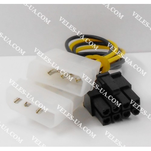 перехідник живлення КОМП. Molex 2 шт.4pin x mini Fit штекер 8pin короткий шнур, живл. CPU (артикул: 08-1869.) перехідник живлення КОМП. Molex 2 шт.4pin x mini Fit штекер 8pin короткий шнур, живл. CPU (артикул: 08-1869.)
