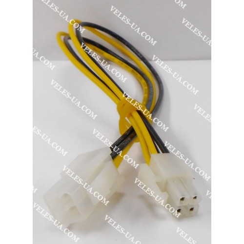 перехідник живлення КОМП. mini Fit шт.4pin x mini Fit гніздо 4pin короткий шнур, живл. CPU (артикул: 08-1872.) перехідник живлення КОМП. mini Fit шт.4pin x mini Fit гніздо 4pin короткий шнур, живл. CPU (артикул: 08-1872.)