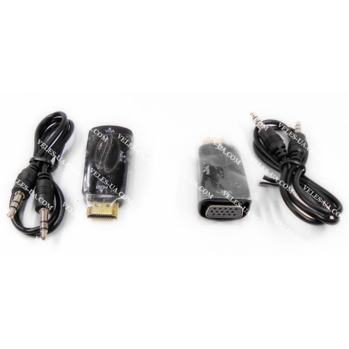 перехідник Конвертор HDMI в VGA (вхід шт.HDMI х вихід гн.VGA+гн.3,5стерео) model: корпус як флешка (артикул: 08-1896.) перехідник Конвертор HDMI в VGA (вхід шт.HDMI х вихід гн.VGA+гн.3,5стерео) model: корпус як флешка (артикул: 08-1896.)