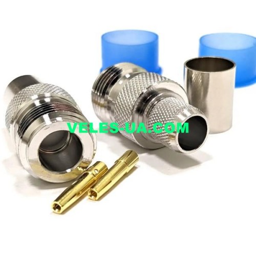 Гніздо N (RG-8, RG-213) обжимне, корпус метал (артикул: 08-2255.) Гніздо N (RG-8, RG-213) обжимне, корпус метал (артикул: 08-2255.)